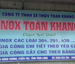 🔩 Hoạt Động Sản Xuất – Gia Công Inox Tại Inox Toàn Khang