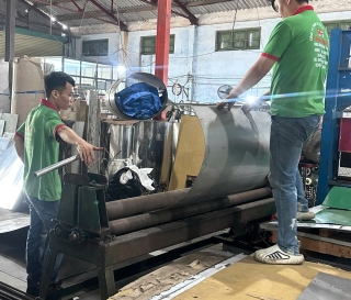 QUÁ TRÌNH GIA CÔNG INOX TẠI CÔNG TY TNHH TM SX DV TOÀN KHANG