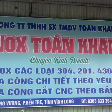 🔩 Hoạt Động Sản Xuất – Gia Công Inox Tại Inox Toàn Khang