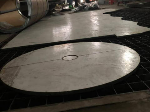  Inox dạng tấm cắt tròn