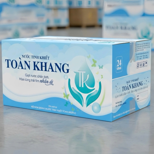 Nước Tinh Khiết Toàn Khang Đóng Thùng Cao Cấp